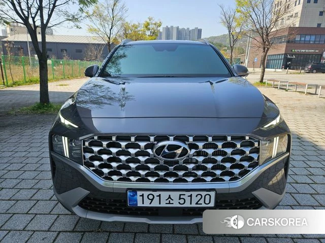 Hyundai The New Santa Fe 2023 Серый из Кореи