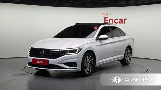 Volkswagen 7th Generation of Jetta 2021 Белый из Кореи