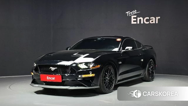 Ford Mustang 2022 Черный из Кореи