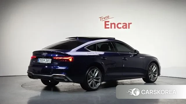 Audi A5 (F5) 2020 Синий из Кореи