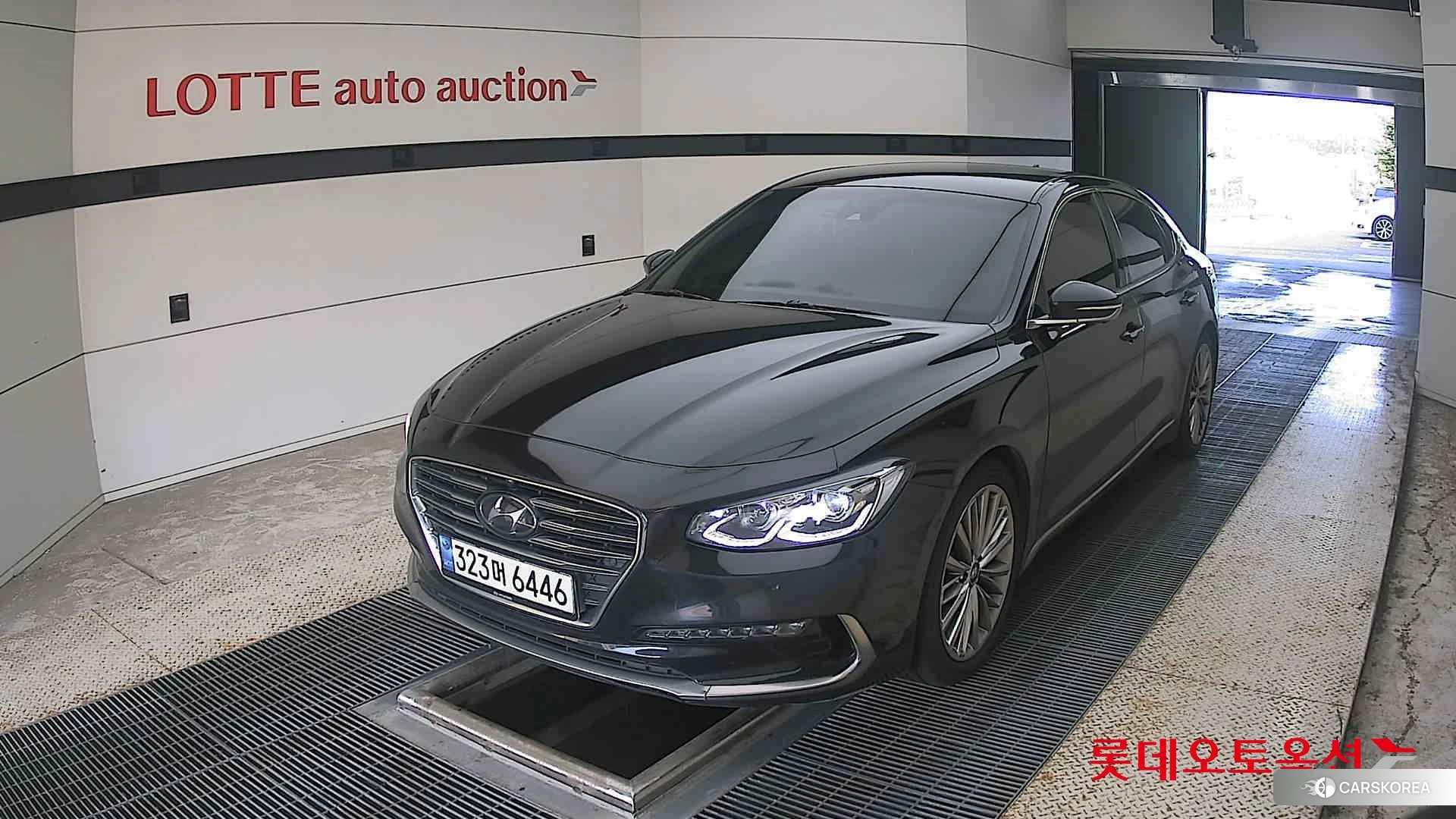Hyundai Grandeur 2018 Черный из Кореи