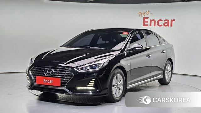 Hyundai Sonata New Rise Hybrid 2018 Черный из Кореи