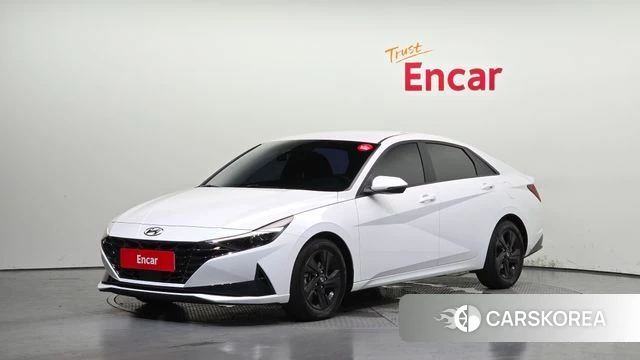 Hyundai Avante (CN7) 2023 Белый из Кореи