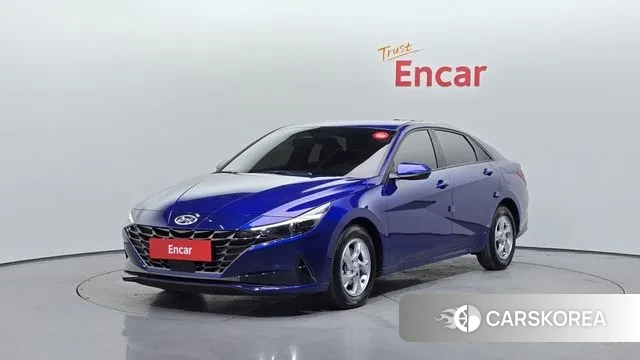 Hyundai Avante (CN7) 2021 Синий из Кореи