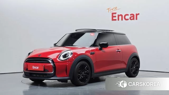 Mini Cooper 2022 Красный из Кореи