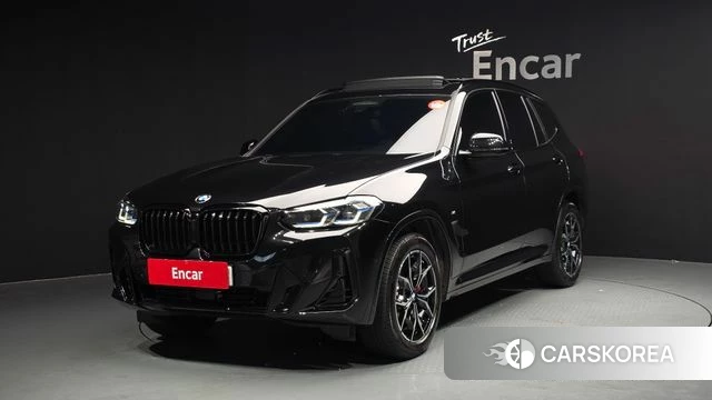 BMW X3 (G01) 2022 Черный из Кореи