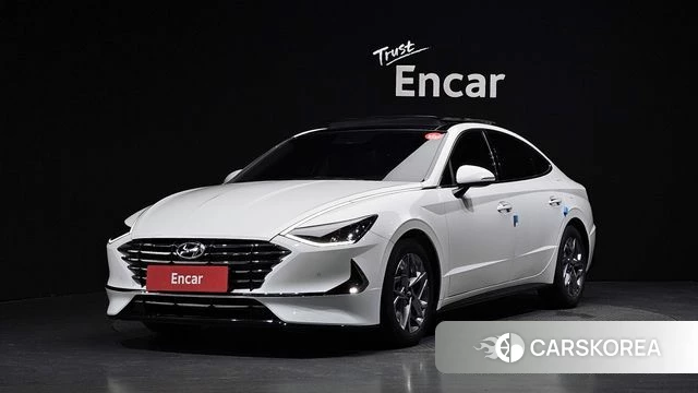 Hyundai Sonata (DN8) 2019 Белый из Кореи