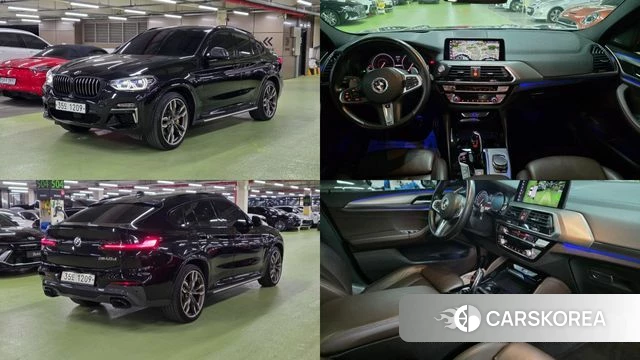 BMW X4 (G02) 2019 Черный из Кореи