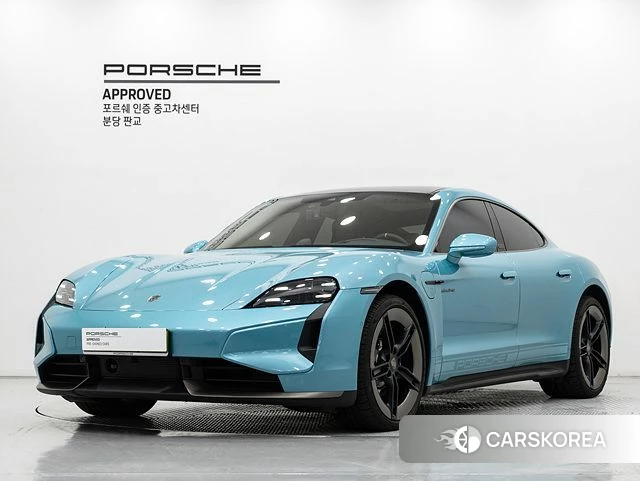 Porsche Taycan 2025 Синий нефрит из Кореи
