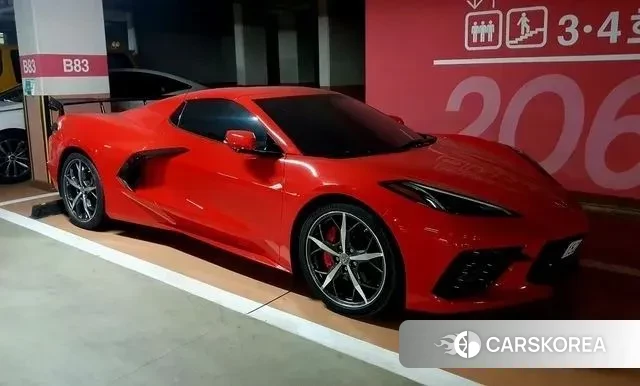 Chevrolet Corvette 2021 Красный из Кореи