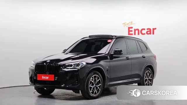 BMW X3 (G01) 2022 Черный из Кореи