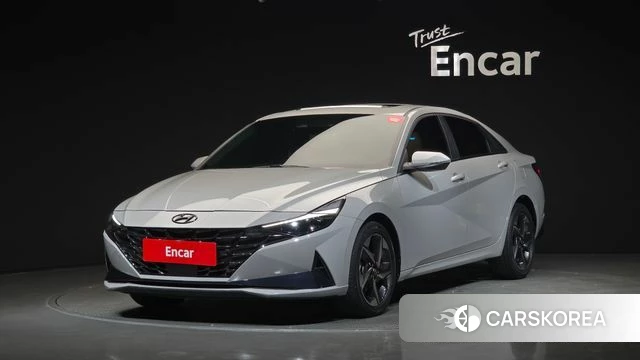 Hyundai Avante (CN7) 2022 Серебряный из Кореи