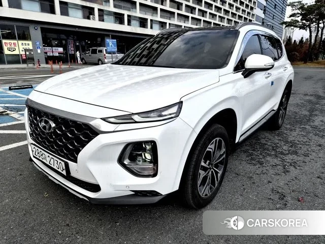 Hyundai Santa Fe TM 2019 Белый из Кореи
