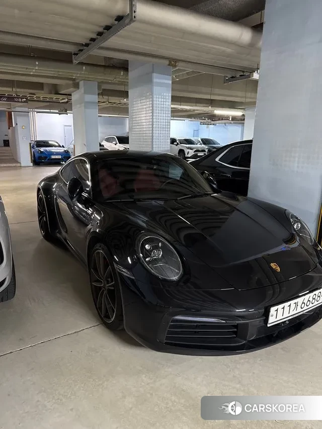 Porsche 911(992) 2020 Черный из Кореи