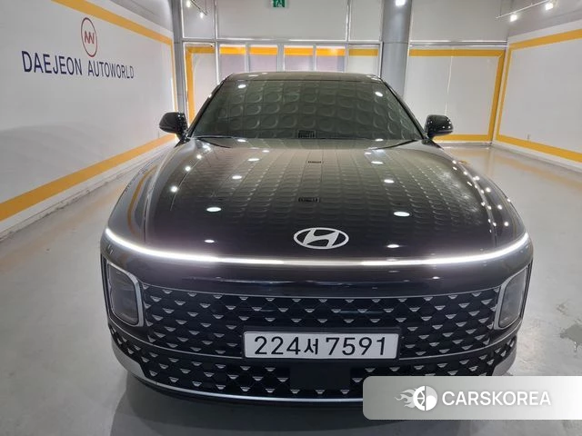 Hyundai Grandeur (GN7) 2023 Черный из Кореи