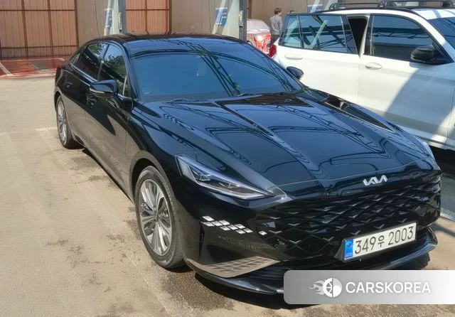 Kia K8 Hybrid 2022 Черный из Кореи