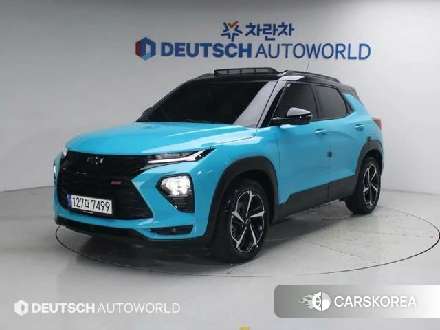 Chevrolet (GM Daewoo) Trailblazer 2021 Синий из Кореи