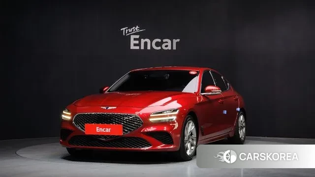 Genesis The New G70 2022 Красный из Кореи