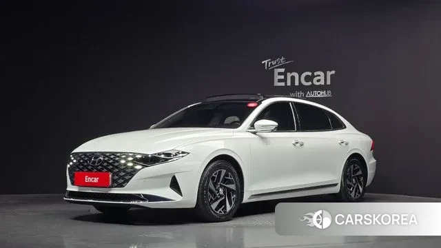 Hyundai The New Grandeur IG Hybrid 2021 Белый из Кореи