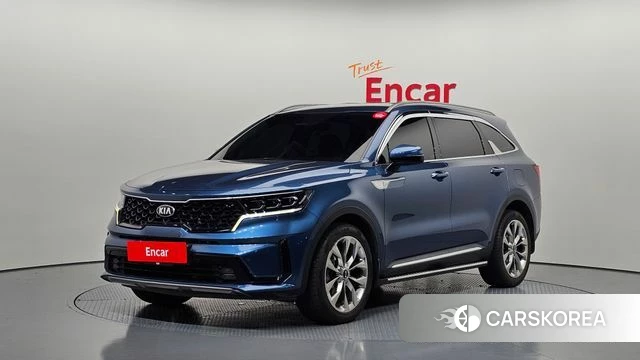 Kia Sorento 4th Generation 2020 Небесно-голубой из Кореи