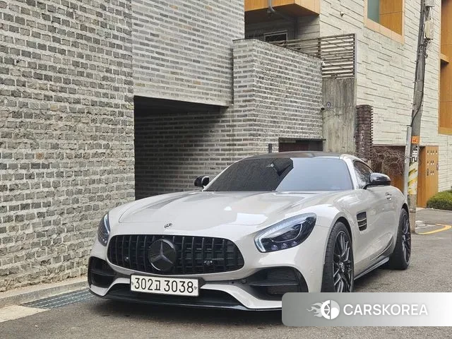 Mercedes-Benz AMG GT 2018 Серебристо-серый из Кореи