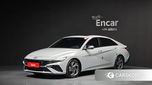 Hyundai The New Avante (CN7) 2024 Серебристо-серый из Кореи
