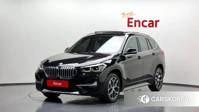 BMW X1 (F48) 2021 Черный из Кореи