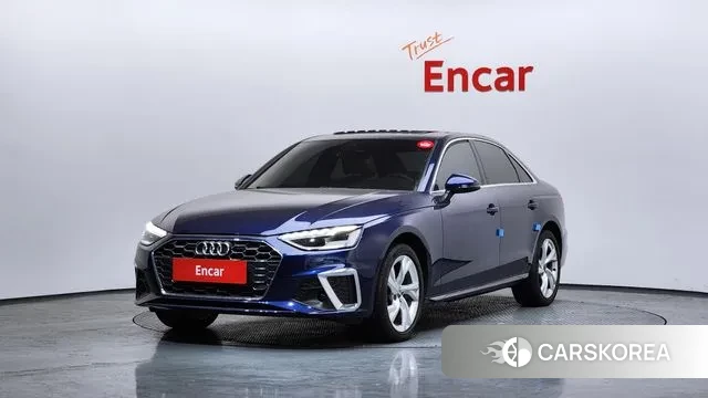 Audi A4 (B9) 2021 Синий из Кореи