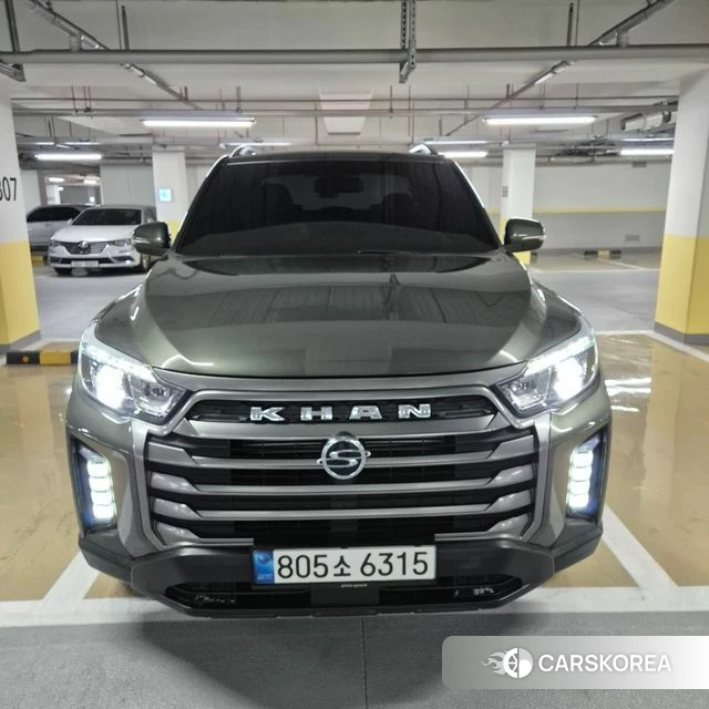 Ssangyong The New Rexton Sports Cannes 2022 Темно-зеленый из Кореи