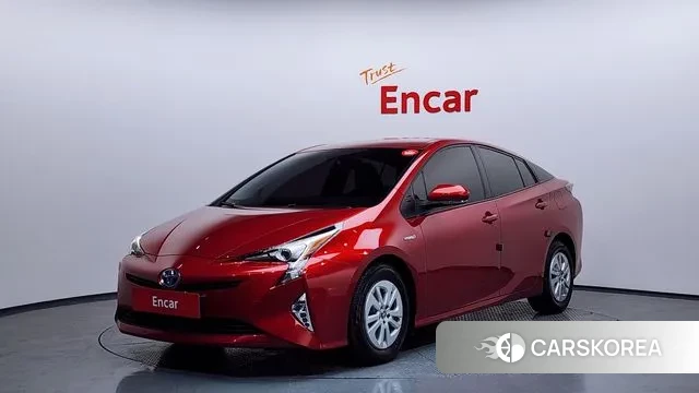 Toyota Prius 4th Generation 2018 Красный из Кореи