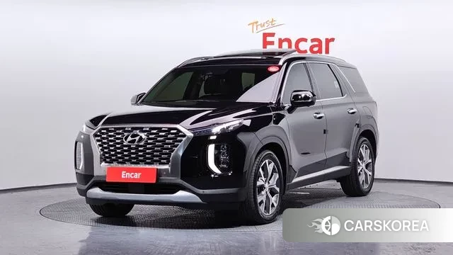 Hyundai Palisade 2021 Черный из Кореи