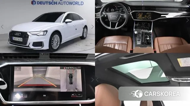 Audi A6 (C8) 2021 Белый из Кореи