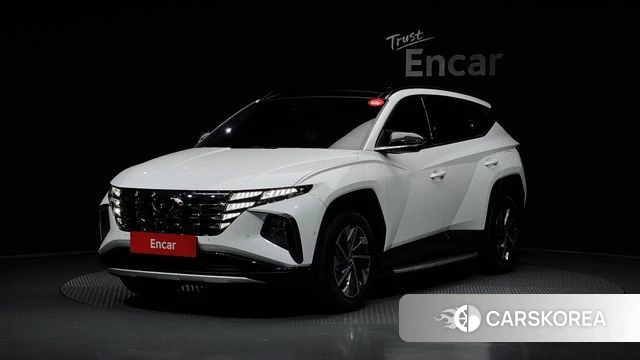 Hyundai Tucson Hybrid (NX4) 2021 Белый из Кореи