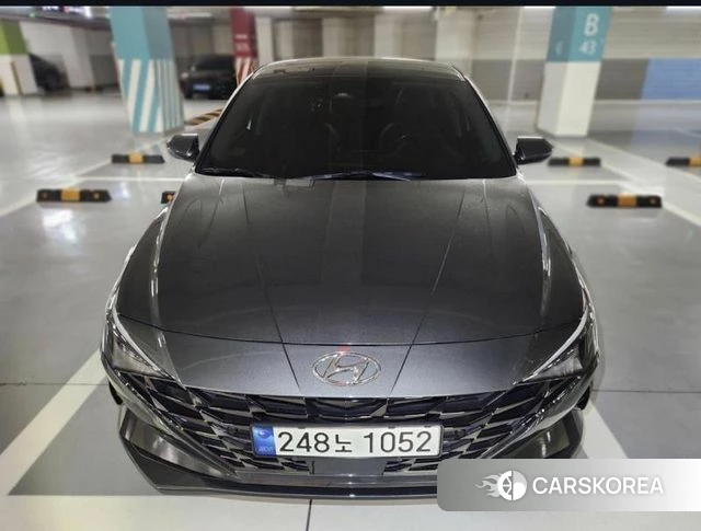 Hyundai Avante (CN7) 2021 Серый из Кореи