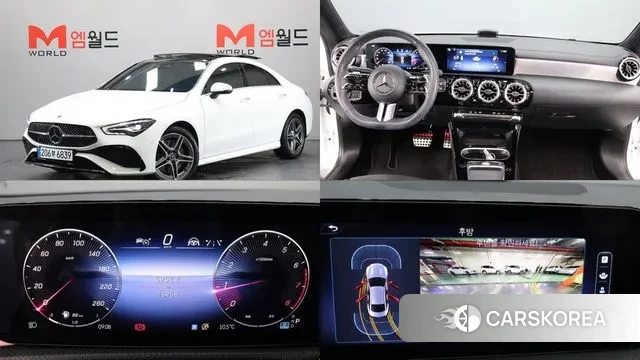 Mercedes-Benz CLA-Class C118 2024 Белый из Кореи