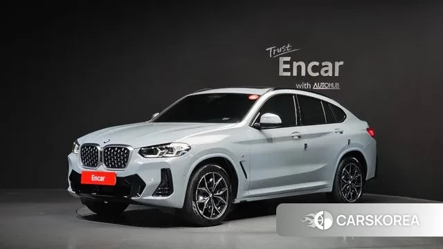 BMW X4 (G02) 2023 Серебристо-серый из Кореи