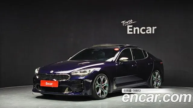 Kia Stinger 2018 Синий из Кореи