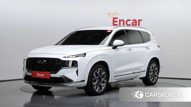 Hyundai The New Santa Fe 2022 Белый из Кореи
