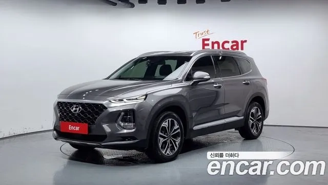 Hyundai Santa Fe TM 2020 Серый из Кореи