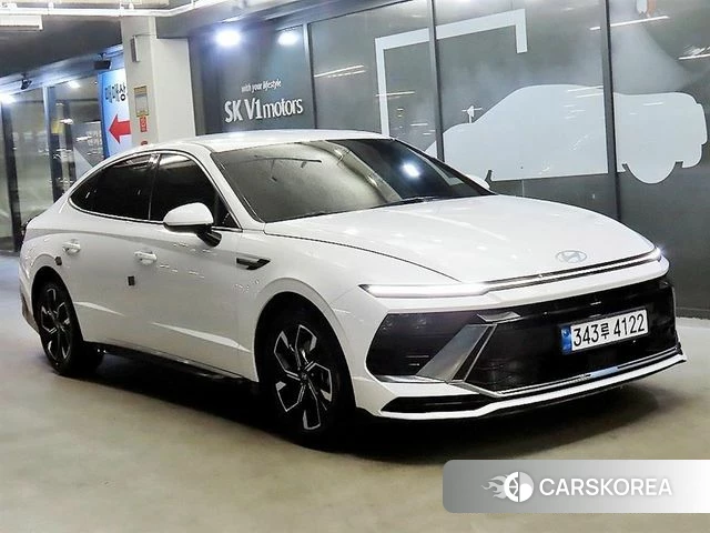 Hyundai Sonata D Edge (DN8) 2023 Белый из Кореи