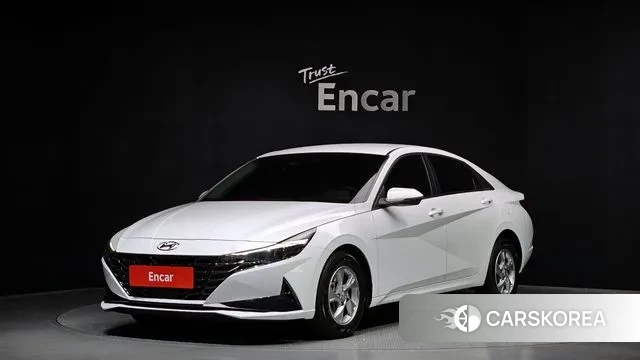 Hyundai Avante (CN7) 2021 Белый из Кореи