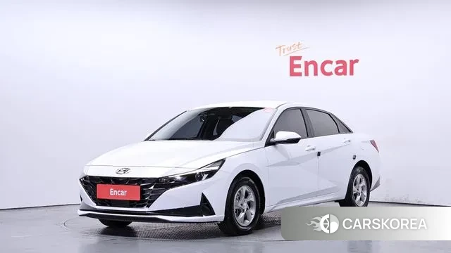 Hyundai Avante (CN7) 2020 Белый из Кореи