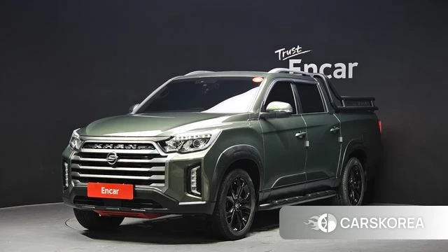 Ssangyong The New Rexton Sports Cannes 2021 Темно-зеленый из Кореи
