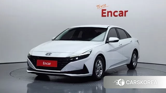 Hyundai Avante (CN7) 2021 Белый из Кореи