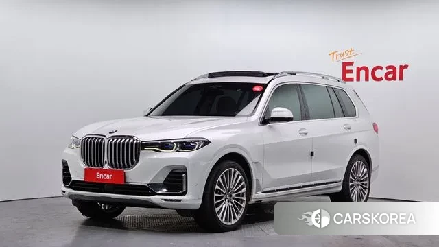 BMW X7 (G07) 2021 Белый из Кореи