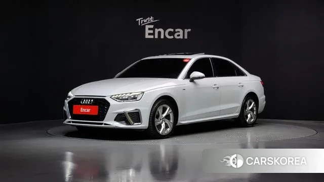 Audi A4 (B9) 2020 Белый из Кореи