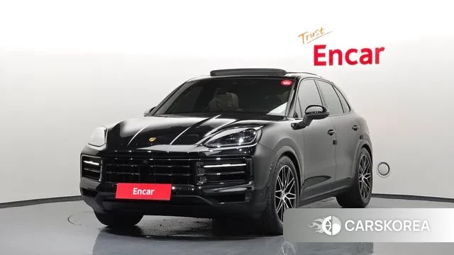 Porsche Cayenne (PO536) 2024 Черный из Кореи