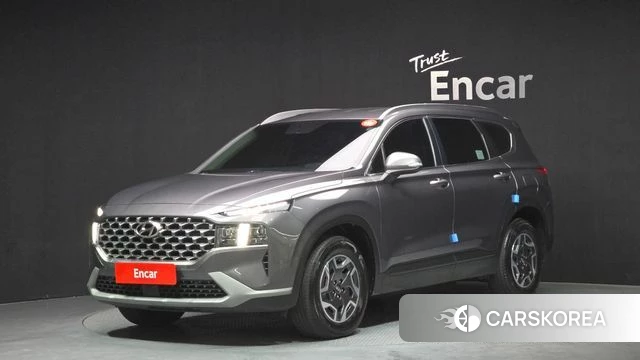 Hyundai The New Santa Fe 2023 Серый из Кореи