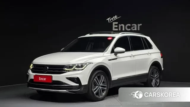 Volkswagen Tiguan second Generation 2022 Белый из Кореи