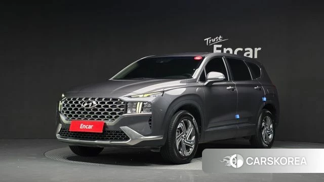 Hyundai The New Santa Fe 2022 Серый из Кореи